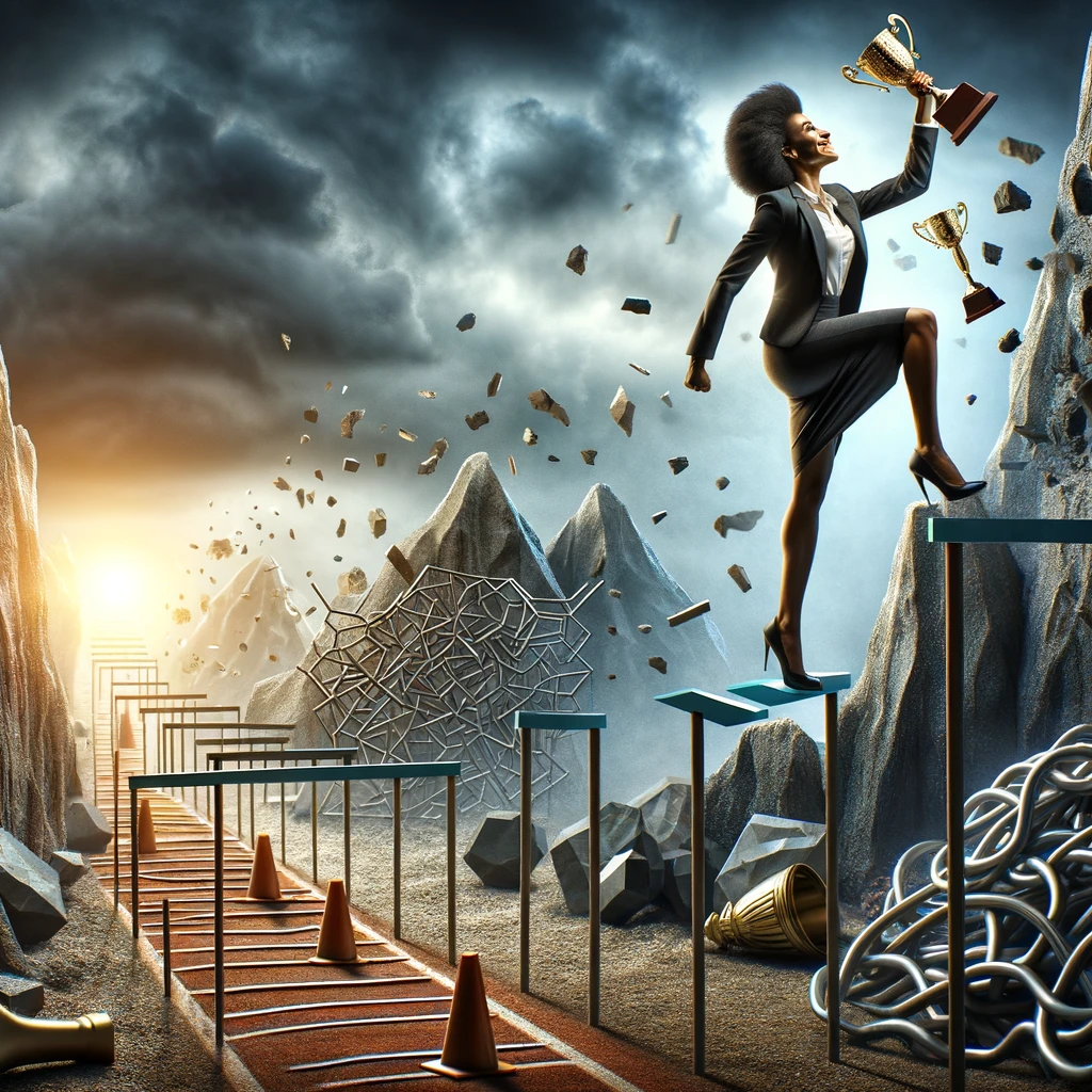 leader overcoming challenge